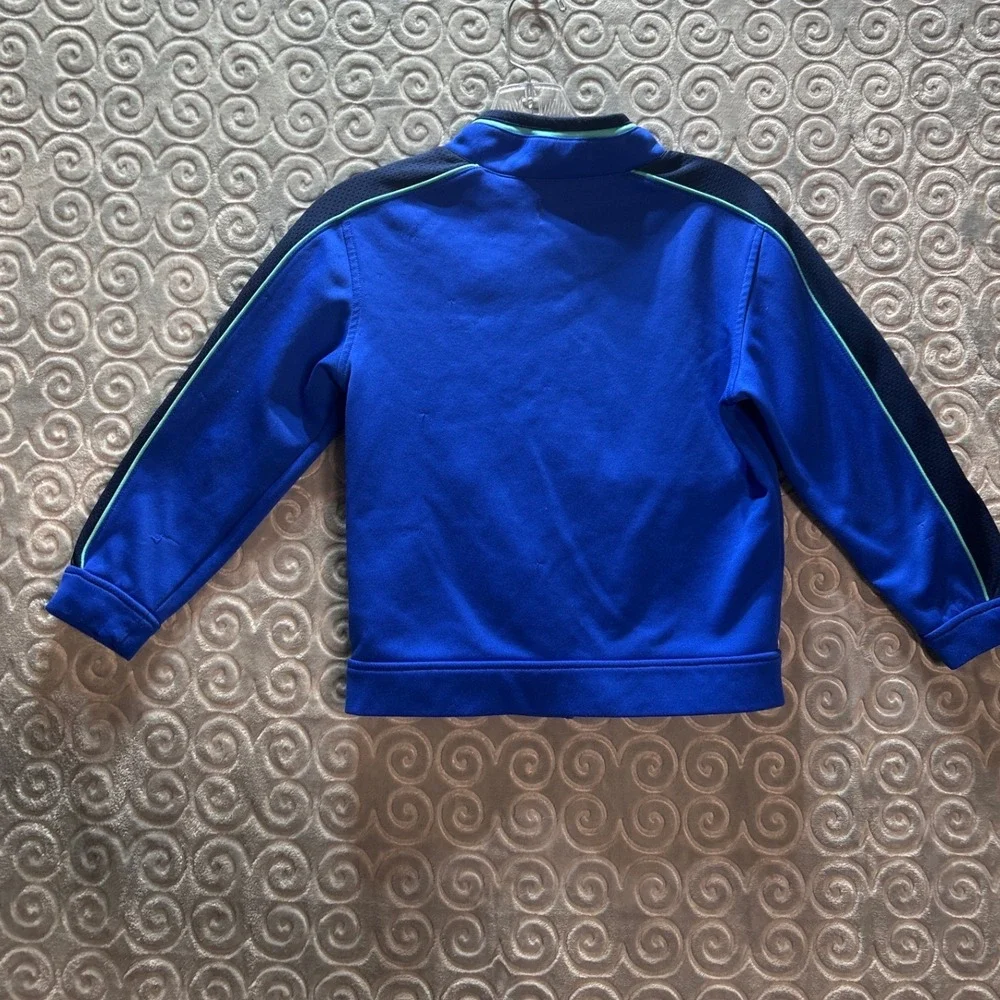 Kids Blue GapFit Track Jacket Zip Up Athletic Casual Size S 5‎ 6 7 Years
